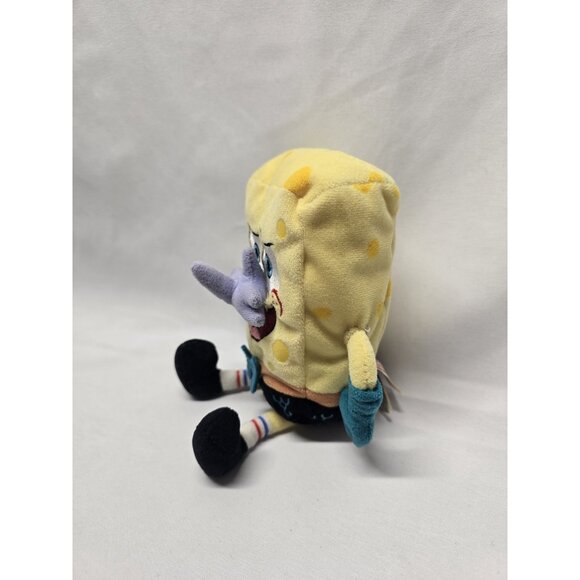 Ty Beanie Baby SpongeBob Mermaid Man Plush 2006- Flawed See Description - Picture 14 of 16